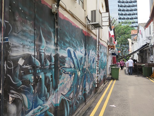 【シンガポール 観光情報】今人気の壁アート☆ハジ・レーン