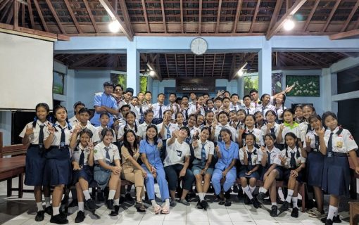DAY2 『バリ島教育旅行』バリ島南西部にある私立職業高校（SMK）を訪問しました。